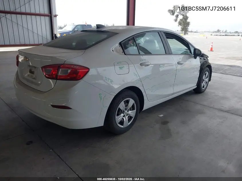 2018 CHEVROLET CRUZE VIN 1G1BC5SM7J7206611 — фото 4