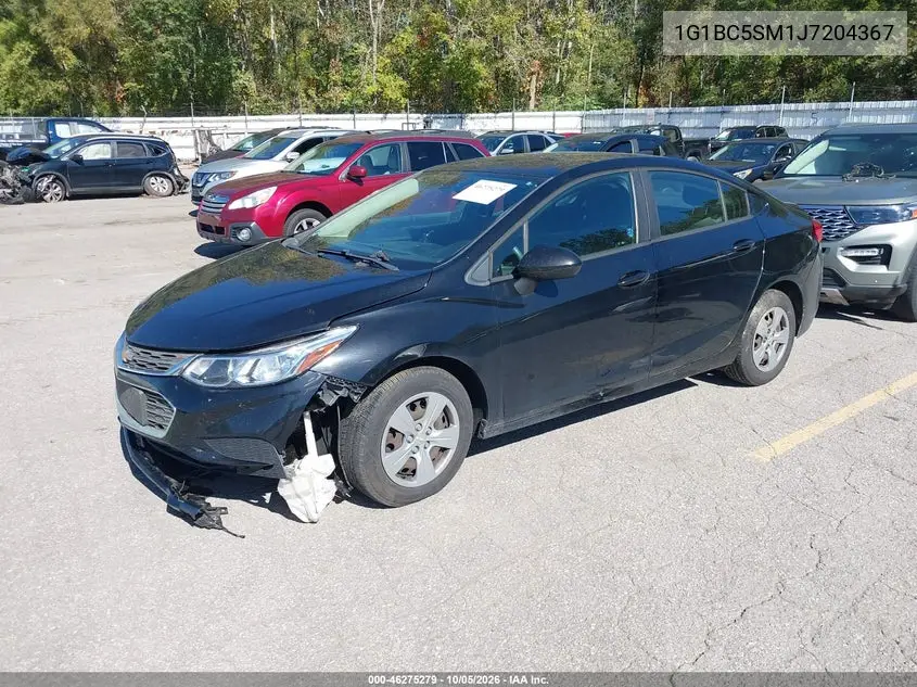 2018 CHEVROLET CRUZE VIN 1G1BC5SM1J7204367 — фото 2