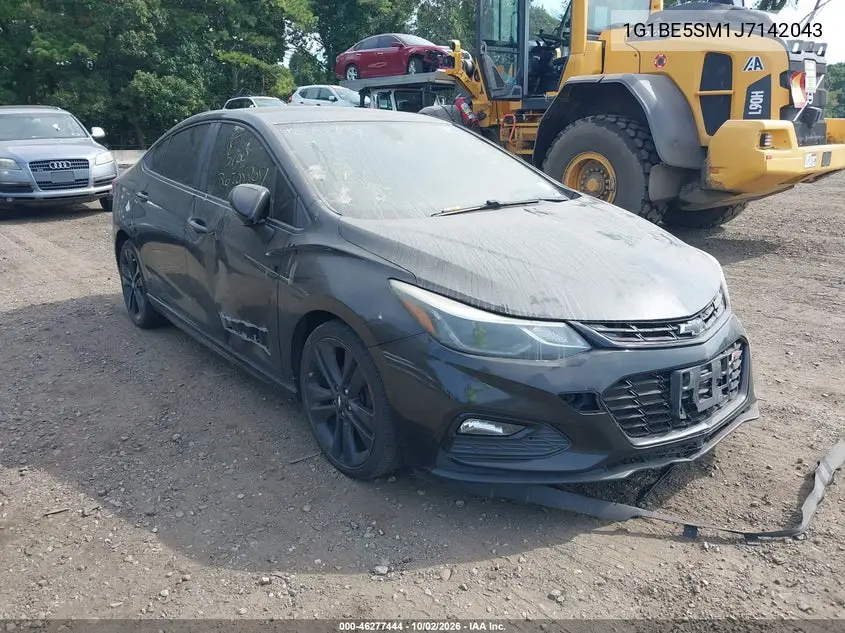 CHEVROLET CRUZE 2018, VIN 1G1BE5SM1J7142043