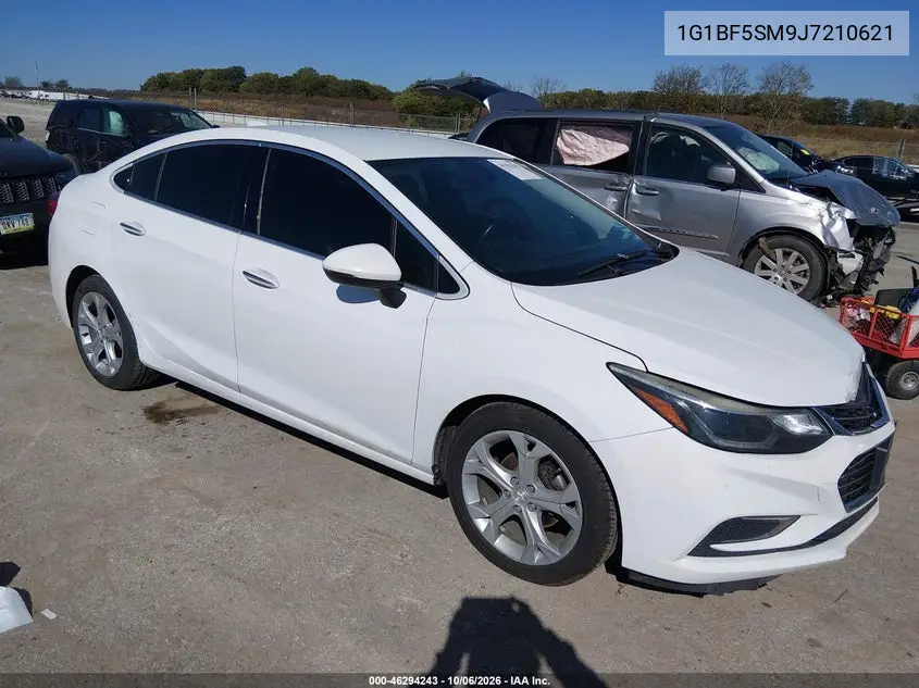 CHEVROLET CRUZE 2018, VIN 1G1BF5SM9J7210621