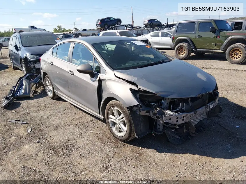 CHEVROLET CRUZE 2018, VIN 1G1BE5SM9J7163903