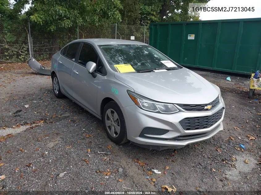 CHEVROLET CRUZE 2018, VIN 1G1BC5SM2J7213045