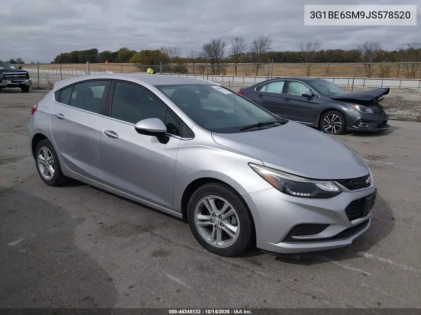 CHEVROLET CRUZE 2018, VIN 3G1BE6SM9JS578520