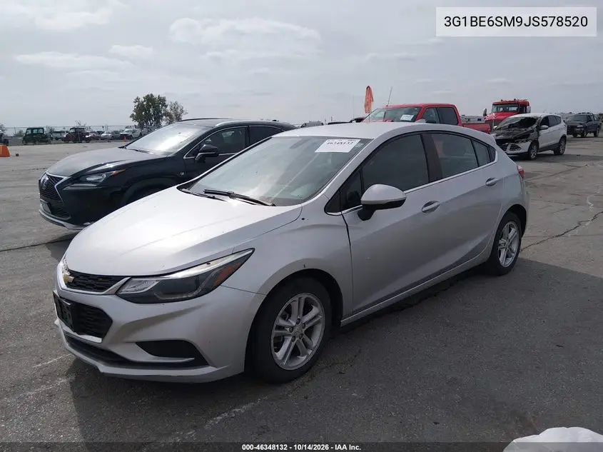 2018 CHEVROLET CRUZE VIN 3G1BE6SM9JS578520 — фото 2