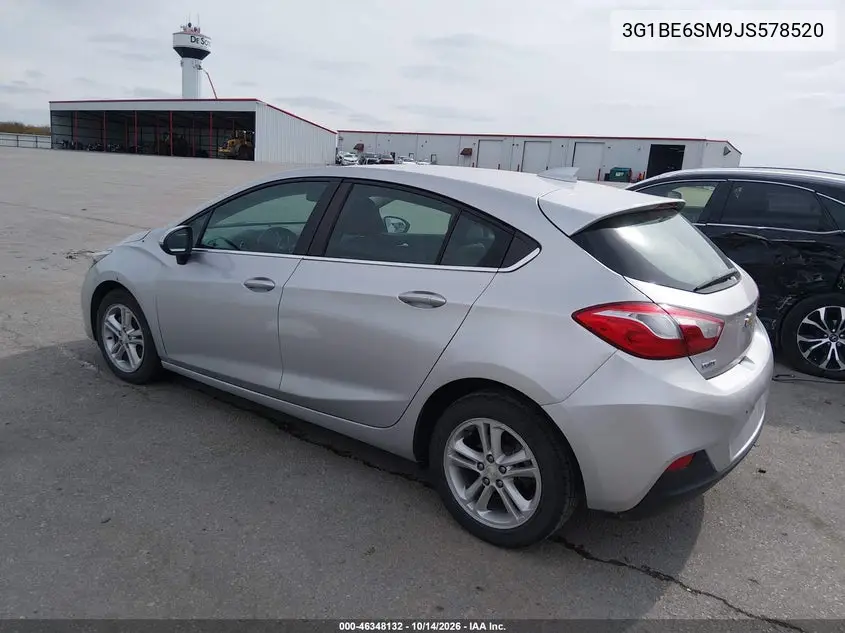 2018 CHEVROLET CRUZE VIN 3G1BE6SM9JS578520 — фото 3