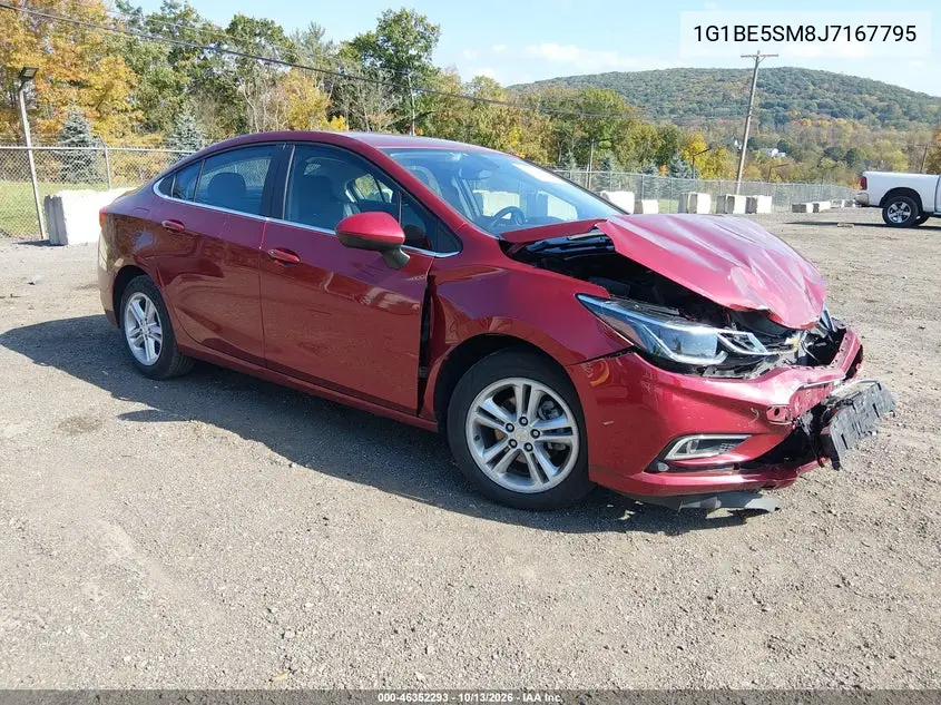 CHEVROLET CRUZE 2018, VIN 1G1BE5SM8J7167795