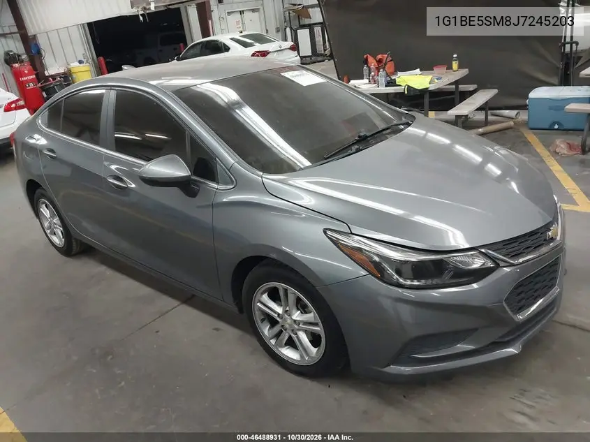 CHEVROLET CRUZE 2018, VIN 1G1BE5SM8J7245203