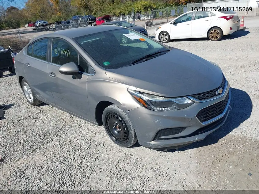 CHEVROLET CRUZE 2018, VIN 1G1BE5SM4J7155269