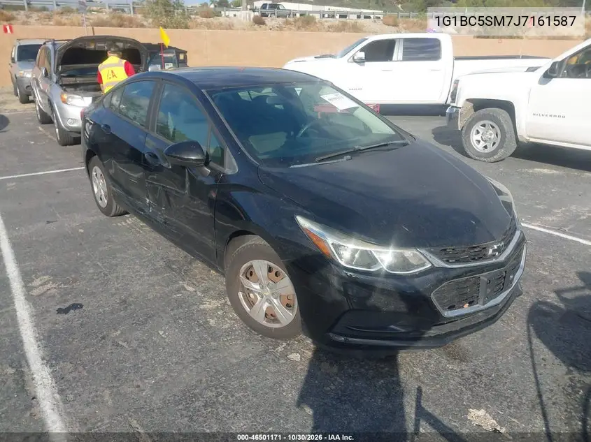 CHEVROLET CRUZE 2018, VIN 1G1BC5SM7J7161587