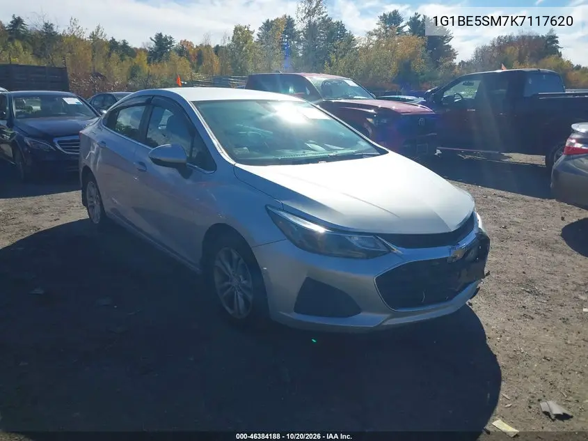 CHEVROLET CRUZE 2019, VIN 1G1BE5SM7K7117620