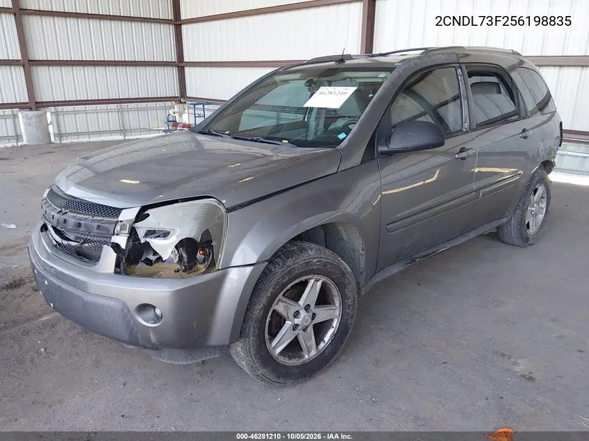 2005 CHEVROLET EQUINOX VIN 2CNDL73F256198835 — фото 2