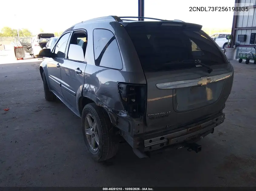 2005 CHEVROLET EQUINOX VIN 2CNDL73F256198835 — фото 3
