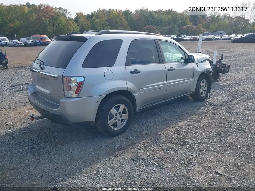 2005 CHEVROLET EQUINOX VIN 2CNDL23F256113317 — фото 4
