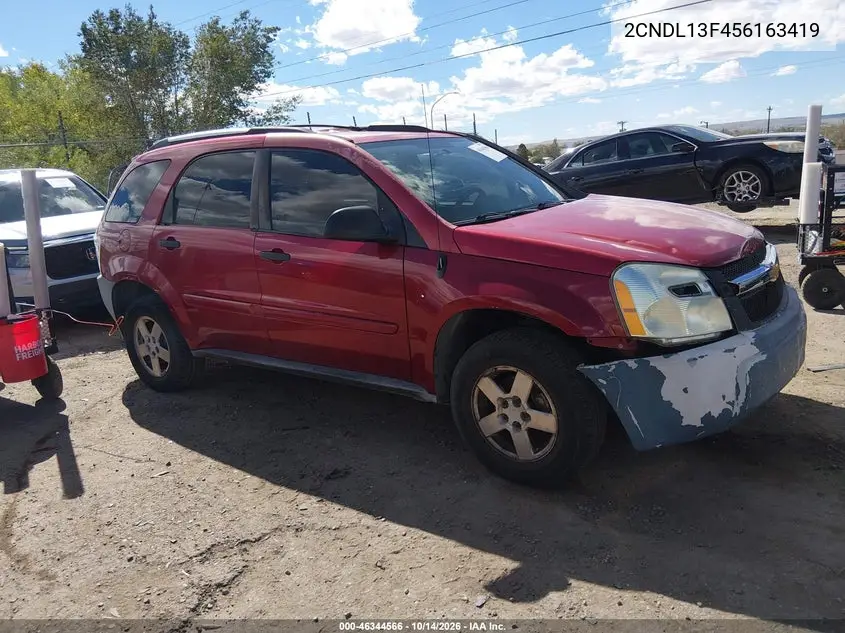 CHEVROLET EQUINOX 2005, VIN 2CNDL13F456163419