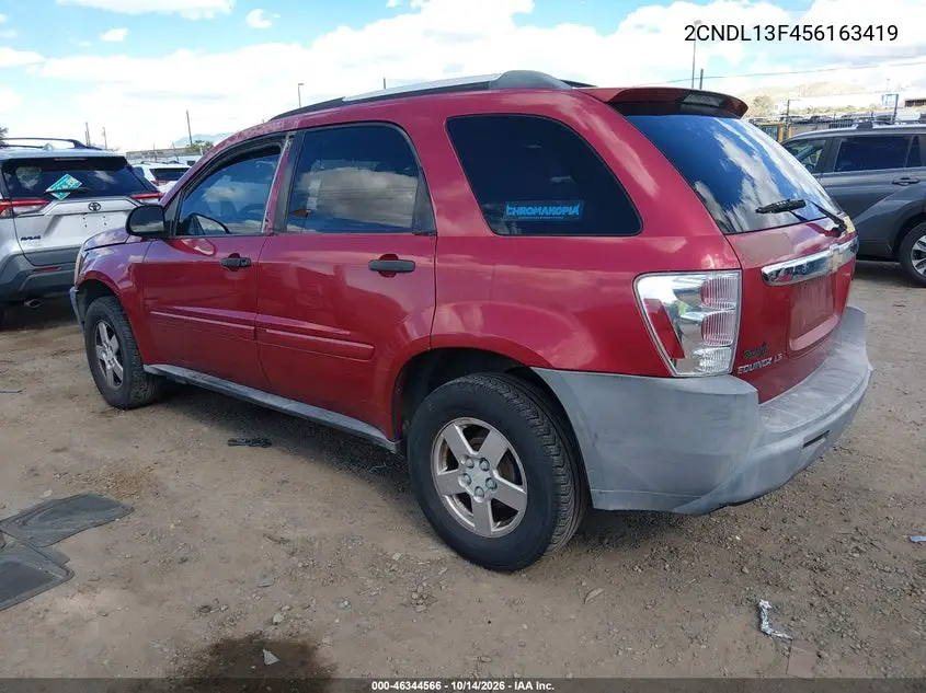 2005 CHEVROLET EQUINOX VIN 2CNDL13F456163419 — фото 3