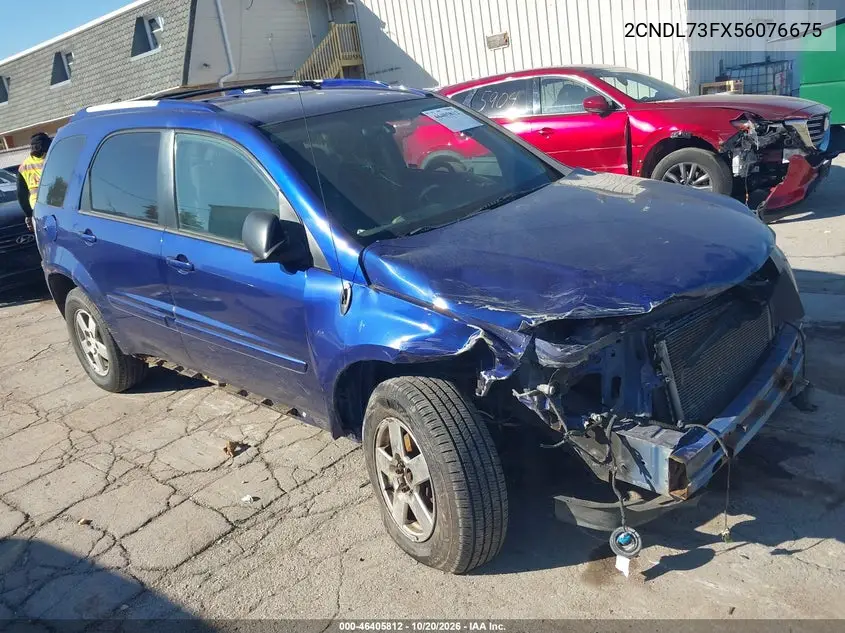 CHEVROLET EQUINOX 2005, VIN 2CNDL73FX56076675