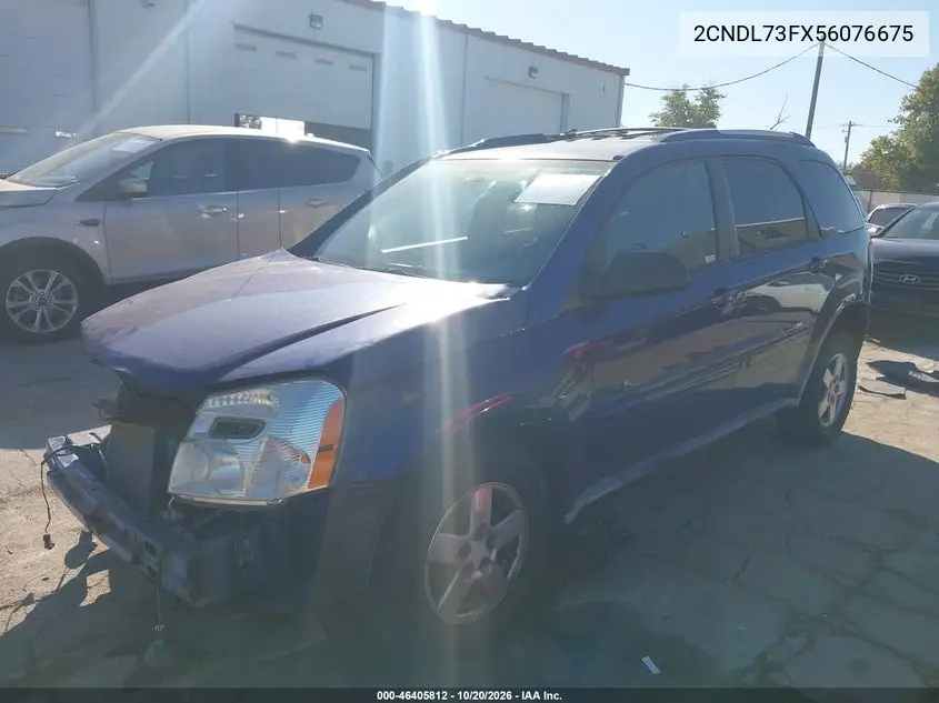 2005 CHEVROLET EQUINOX VIN 2CNDL73FX56076675 — фото 2