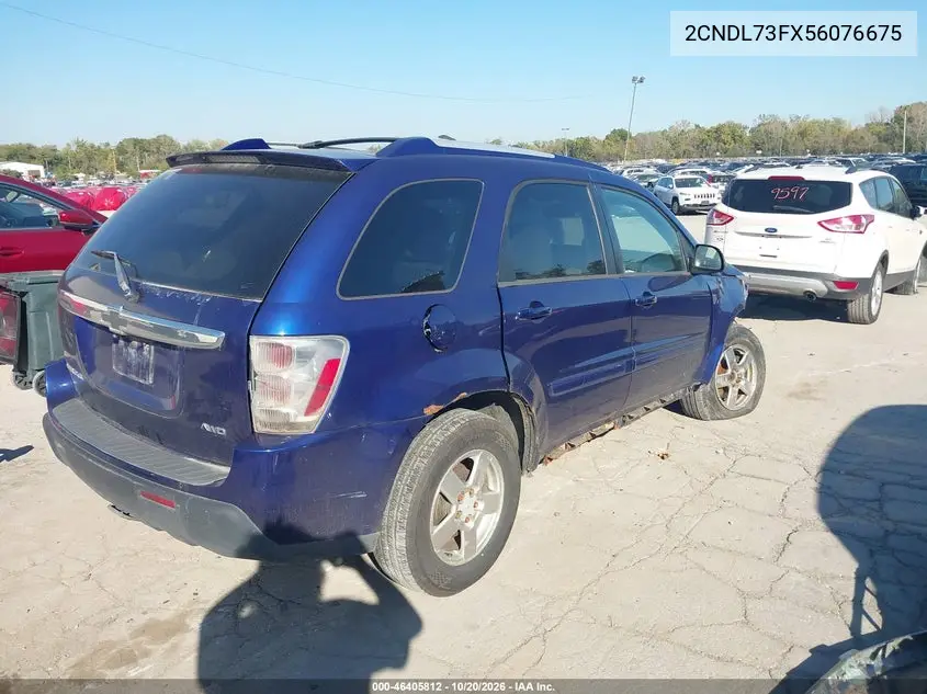 2005 CHEVROLET EQUINOX VIN 2CNDL73FX56076675 — фото 4