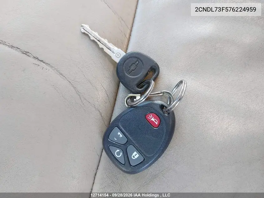 2007 CHEVROLET EQUINOX VIN 2CNDL73F576224959 — фото 11
