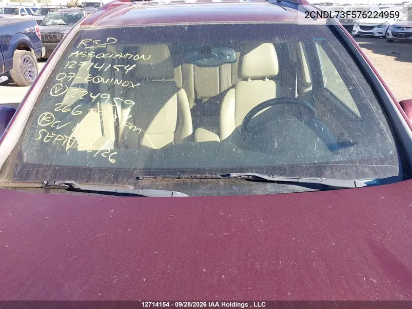 2007 CHEVROLET EQUINOX VIN 2CNDL73F576224959 — фото 18