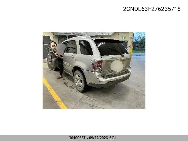 CHEVROLET EQUINOX 2007, VIN 2CNDL63F276235718