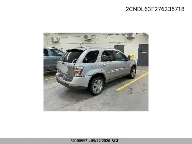 2007 CHEVROLET EQUINOX VIN 2CNDL63F276235718 — фото 3