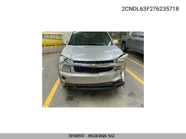 2007 CHEVROLET EQUINOX VIN 2CNDL63F276235718 — фото 6