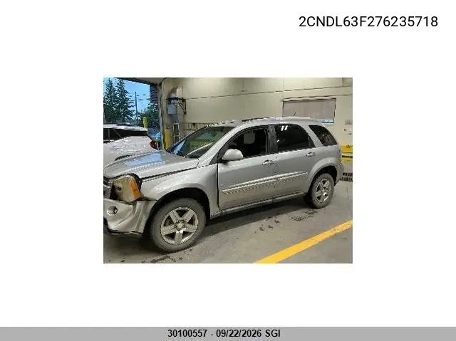 2007 CHEVROLET EQUINOX VIN 2CNDL63F276235718 — фото 8