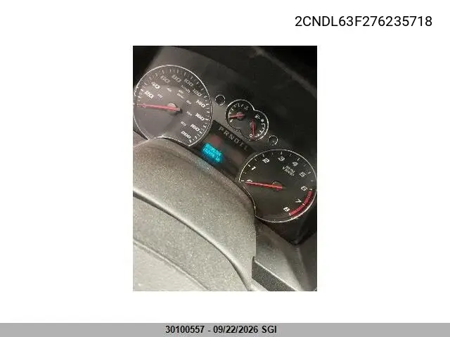 2007 CHEVROLET EQUINOX VIN 2CNDL63F276235718 — фото 9