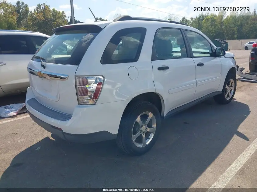 2007 CHEVROLET EQUINOX VIN 2CNDL13F976022297 — фото 4