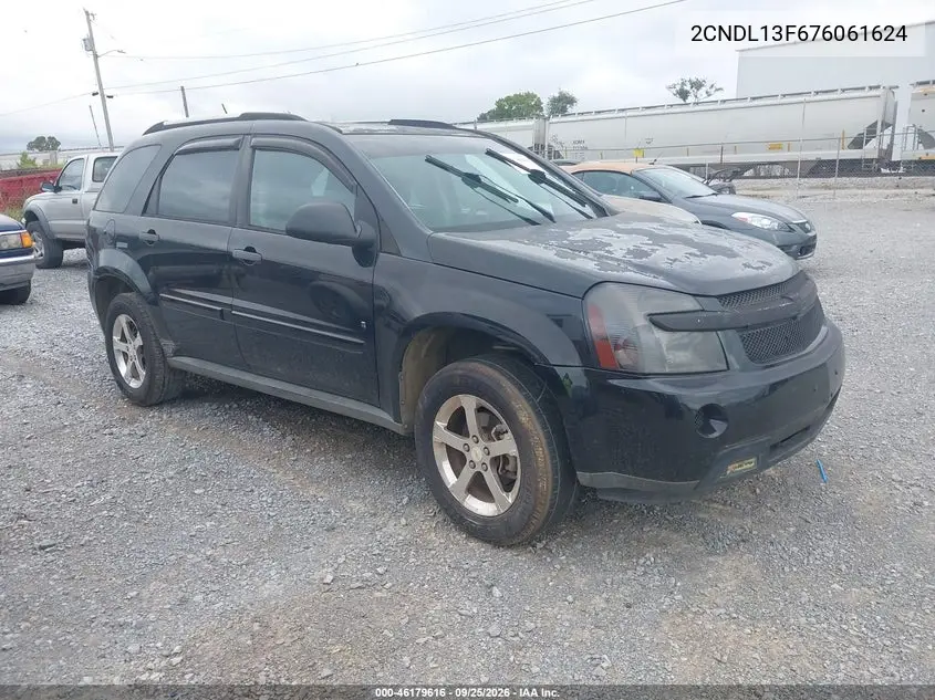CHEVROLET EQUINOX 2007, VIN 2CNDL13F676061624