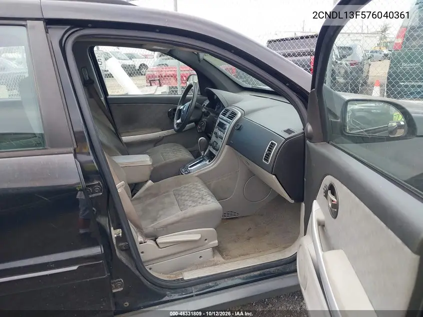 2007 CHEVROLET EQUINOX VIN 2CNDL13F576040361 — фото 5