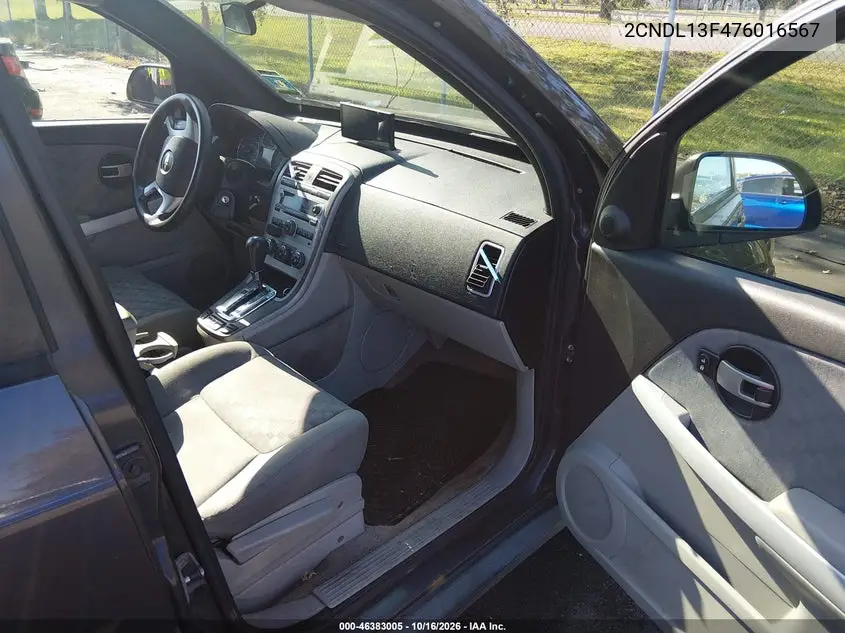 2007 CHEVROLET EQUINOX VIN 2CNDL13F476016567 — фото 5