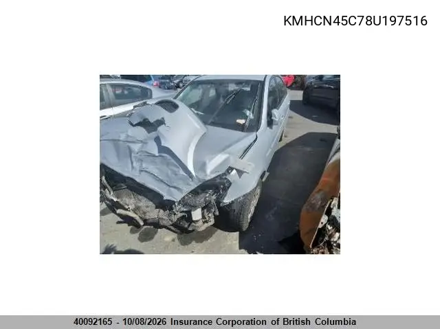 2008 CHEVROLET EQUINOX VIN KMHCN45C78U197516 — фото 2