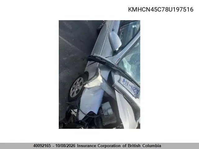 2008 CHEVROLET EQUINOX VIN KMHCN45C78U197516 — фото 6