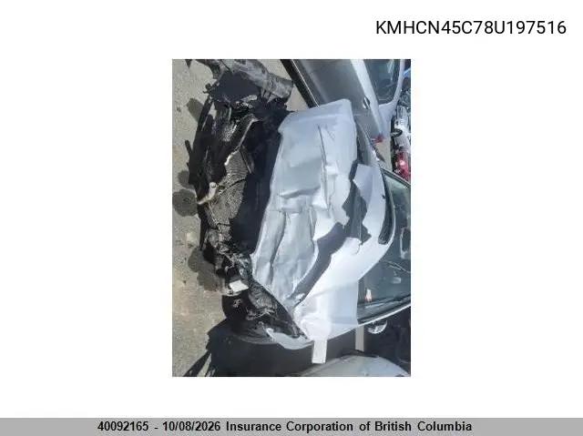 2008 CHEVROLET EQUINOX VIN KMHCN45C78U197516 — фото 8
