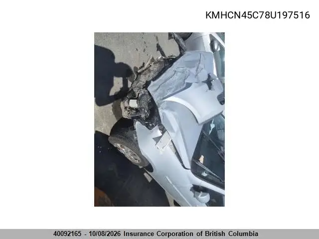 2008 CHEVROLET EQUINOX VIN KMHCN45C78U197516 — фото 9