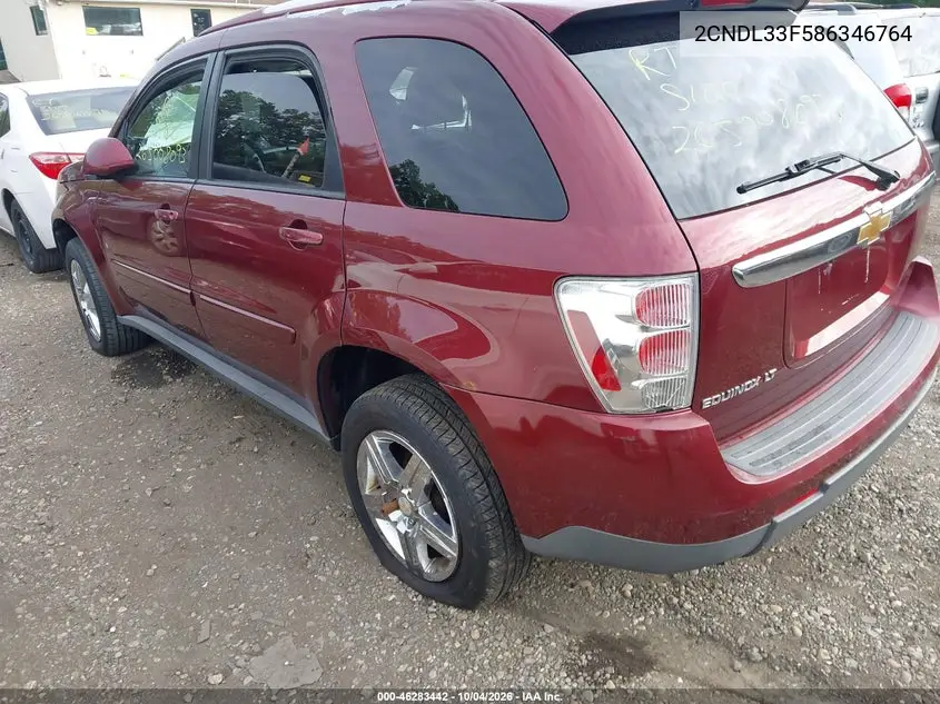 2008 CHEVROLET EQUINOX VIN 2CNDL33F586346764 — фото 3