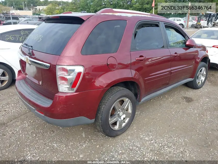 2008 CHEVROLET EQUINOX VIN 2CNDL33F586346764 — фото 4