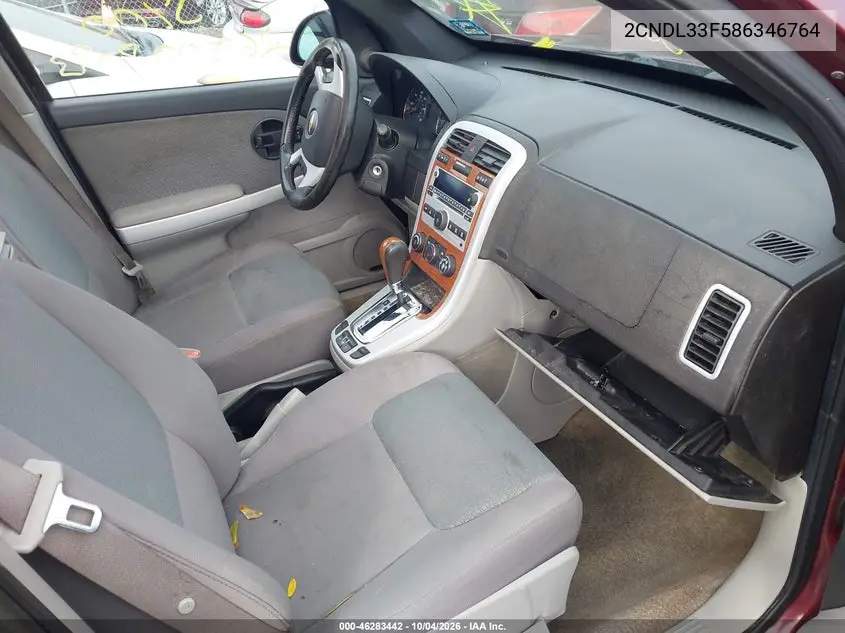 2008 CHEVROLET EQUINOX VIN 2CNDL33F586346764 — фото 5