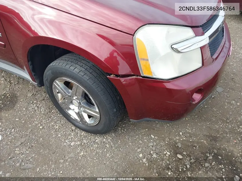 2008 CHEVROLET EQUINOX VIN 2CNDL33F586346764 — фото 6
