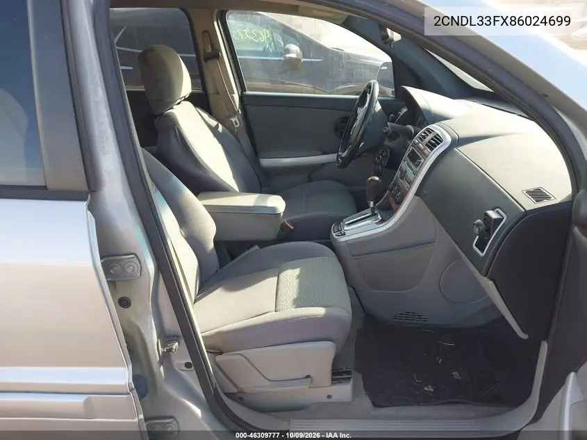 2008 CHEVROLET EQUINOX VIN 2CNDL33FX86024699 — фото 5