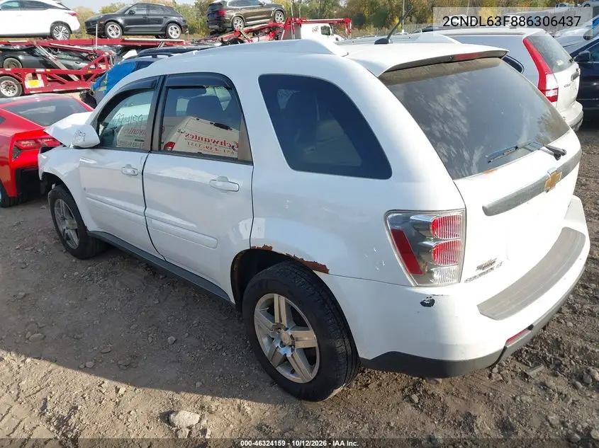 2008 CHEVROLET EQUINOX VIN 2CNDL63F886306437 — фото 3