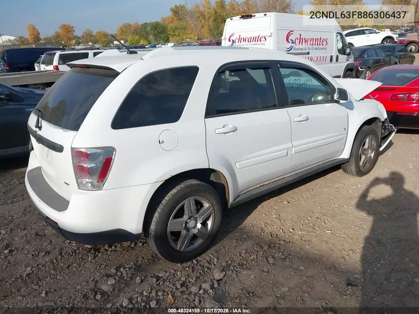 2008 CHEVROLET EQUINOX VIN 2CNDL63F886306437 — фото 4