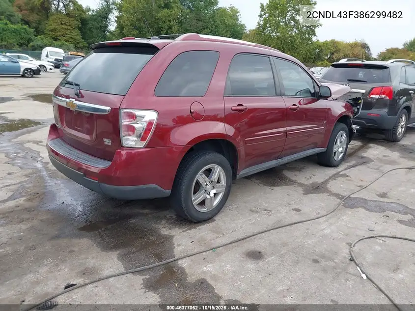 2008 CHEVROLET EQUINOX VIN 2CNDL43F386299482 — фото 4