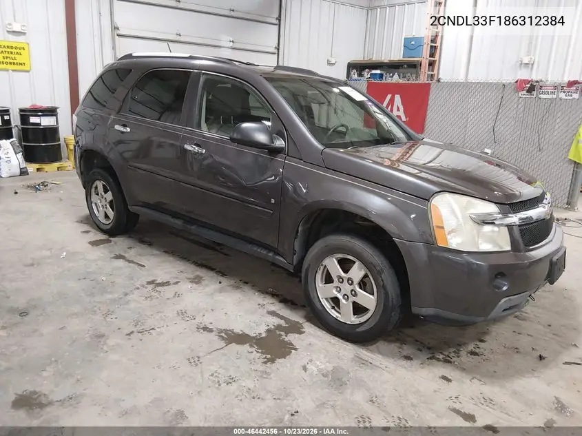 CHEVROLET EQUINOX 2008, VIN 2CNDL33F186312384