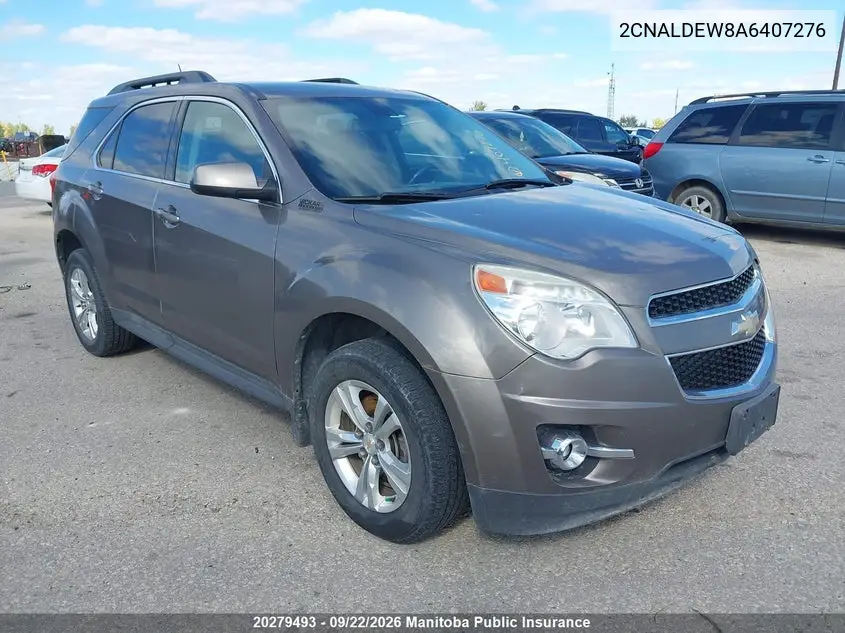 CHEVROLET EQUINOX 2010, VIN 2CNALDEW8A6407276