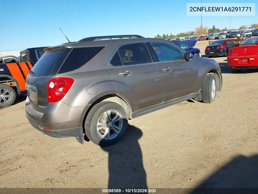 2010 CHEVROLET EQUINOX VIN 2CNFLEEW1A6291771 — фото 4