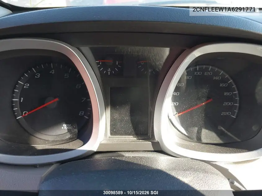 2010 CHEVROLET EQUINOX VIN 2CNFLEEW1A6291771 — фото 7