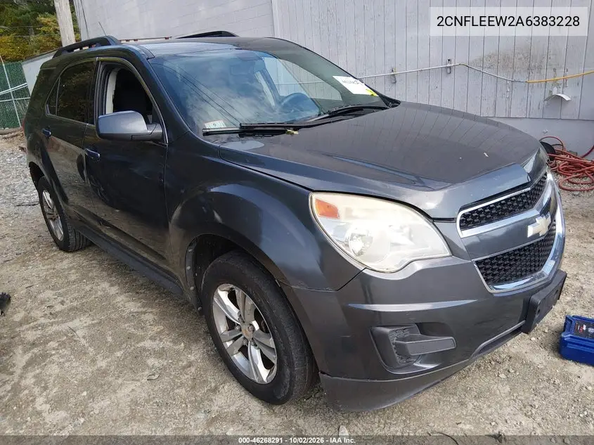 CHEVROLET EQUINOX 2010, VIN 2CNFLEEW2A6383228